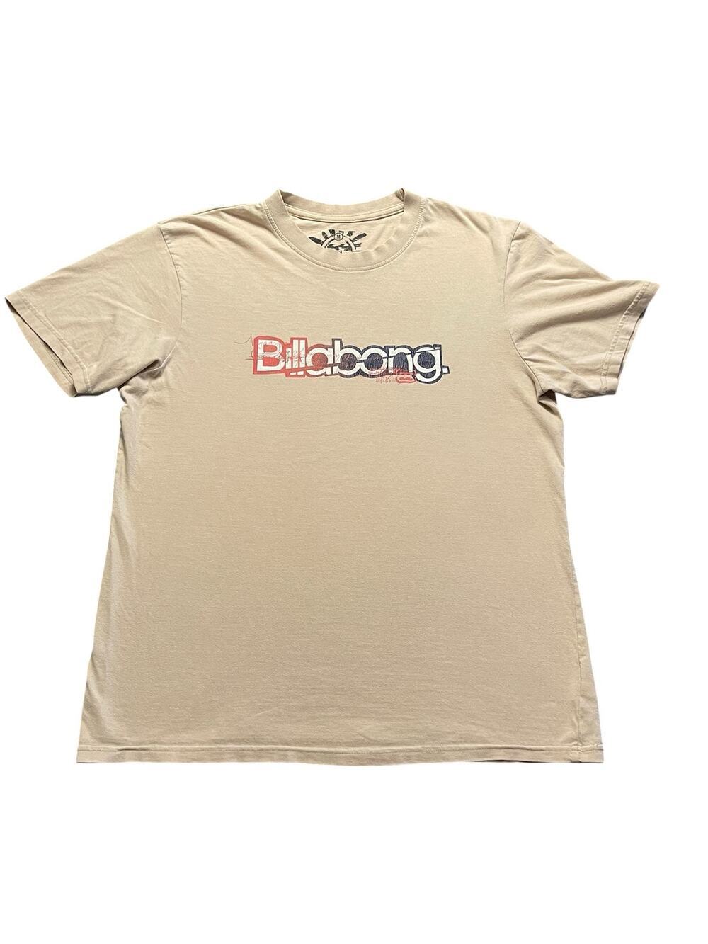Billabong Retro Logo Graphic Tee - Tan/Sand - Medium